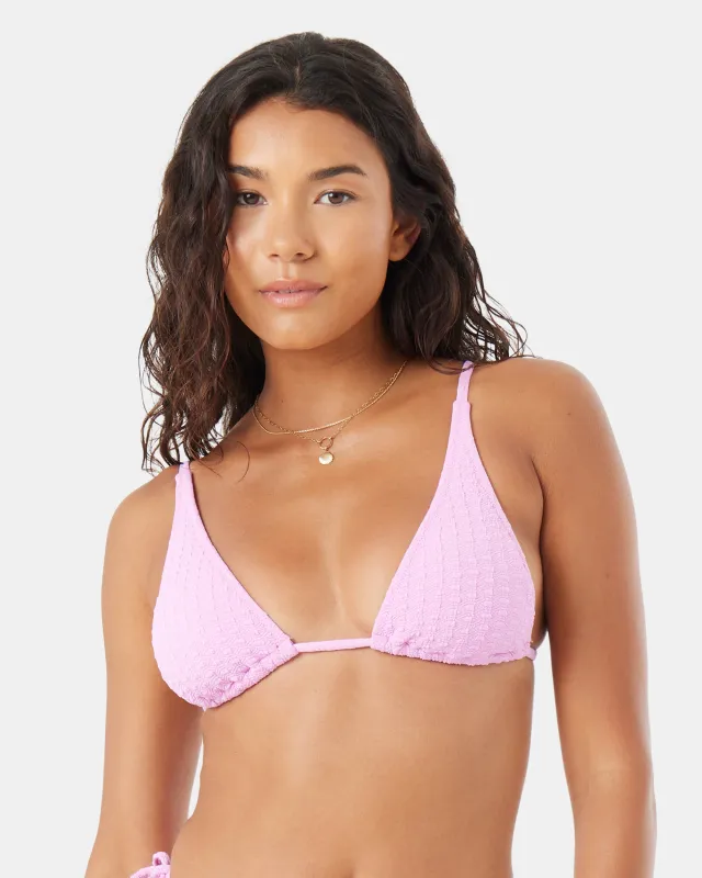 Haleiwa Built Up Triangle Bikini Top sold by Roxy