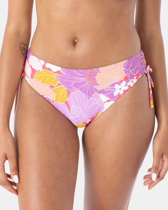 Bell Bottom Blooms Hipster Lace Full Bikini Bottom sold by Roxy