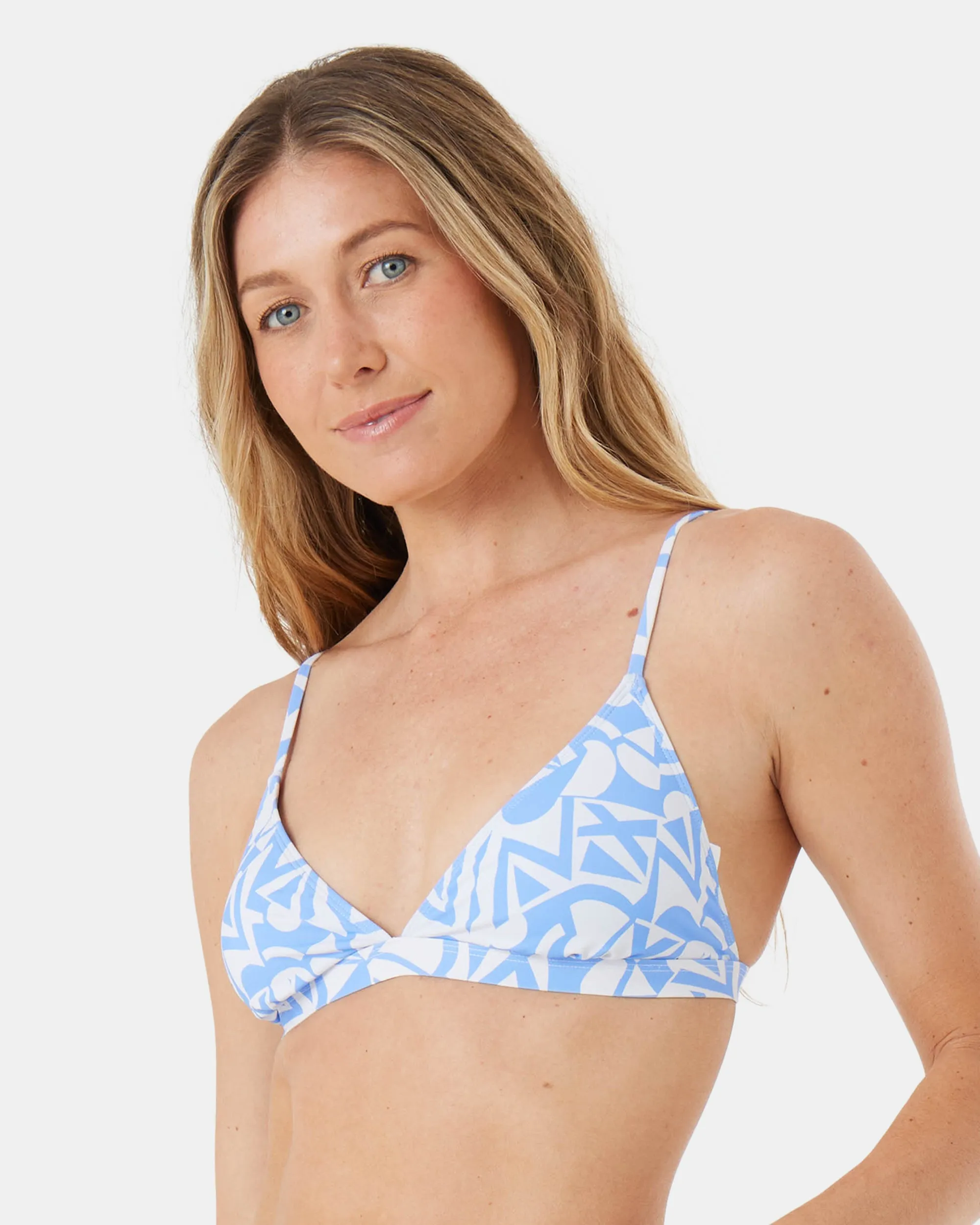 Bali Breaks Fixed Triangle Bikini Top sold by Roxy