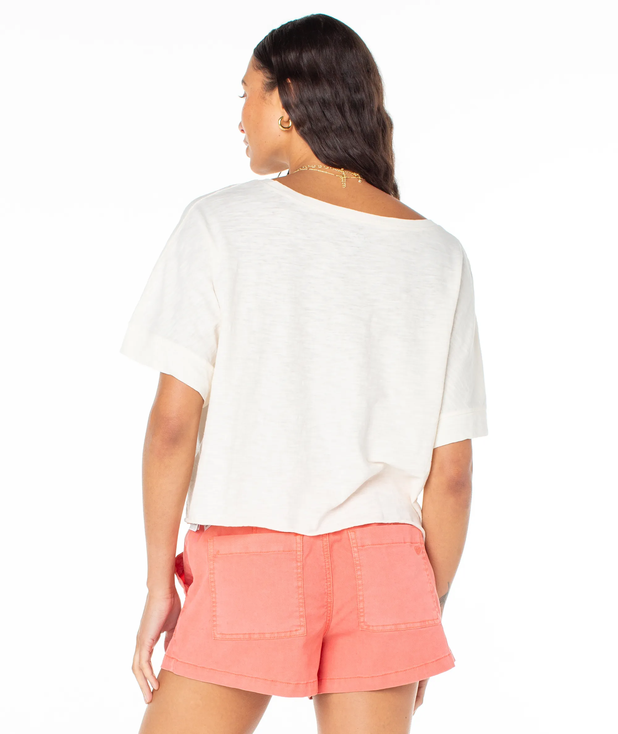 Palm Stripe Cropped Tee sold by Roxy product image thumbnail 2