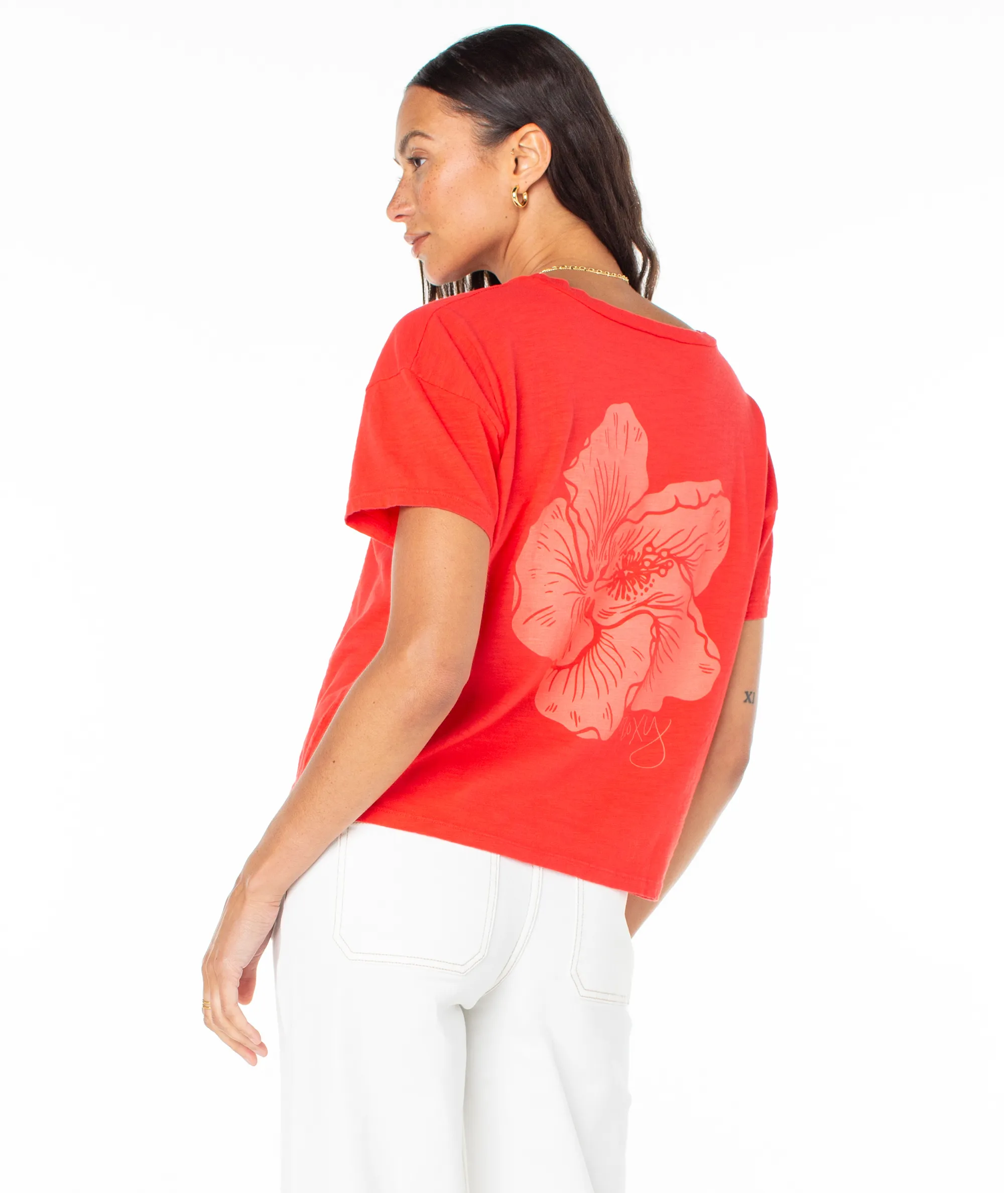 Hibiscus Lover Tee sold by Roxy product image thumbnail 2