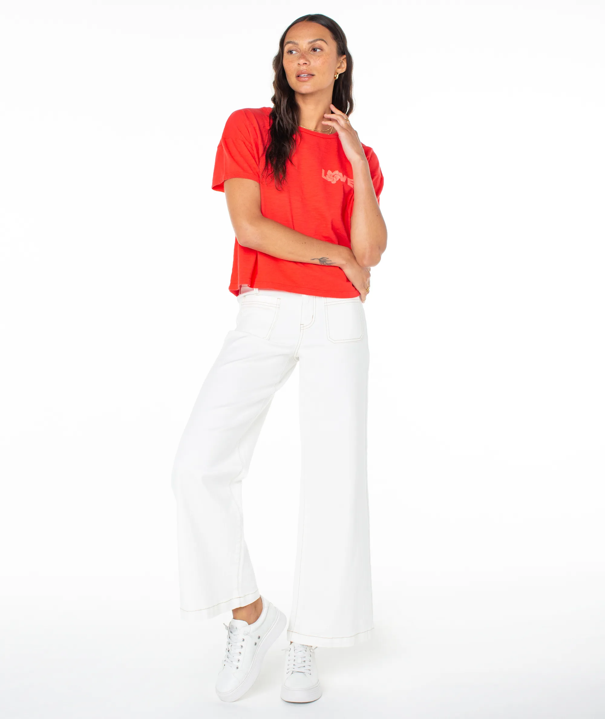 Hibiscus Lover Tee sold by Roxy product image thumbnail 5