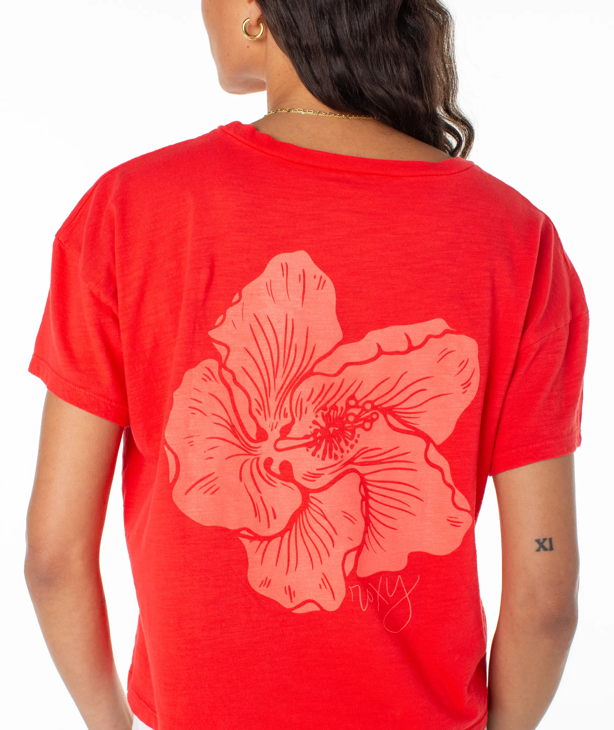 Hibiscus Lover Tee sold by Roxy product image thumbnail 4
