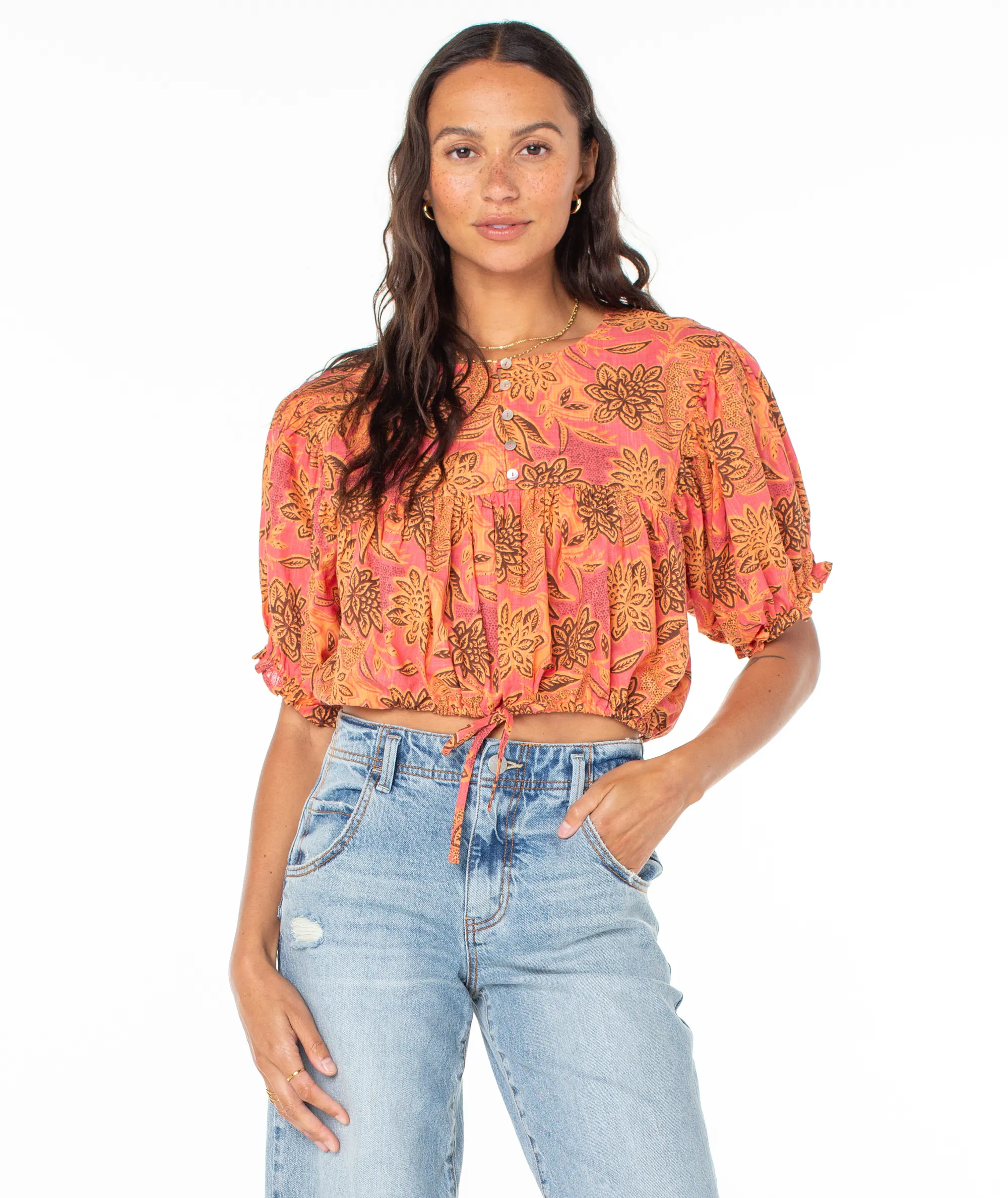 Sunkissed Wave Top sold by Roxy
