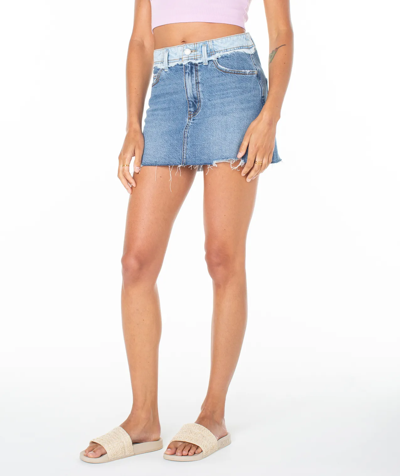 Sereia Denim Skirt sold by Roxy product image thumbnail 3