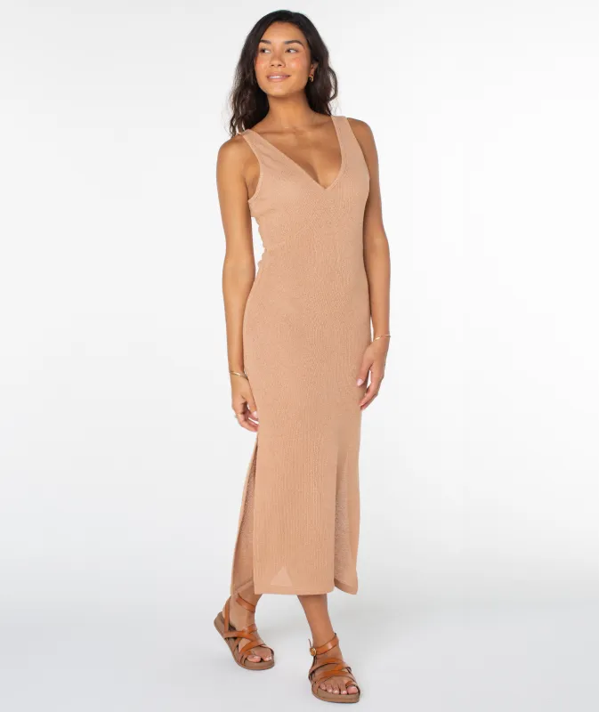 Slow Isle Midi Sweater Dress made by Roxy