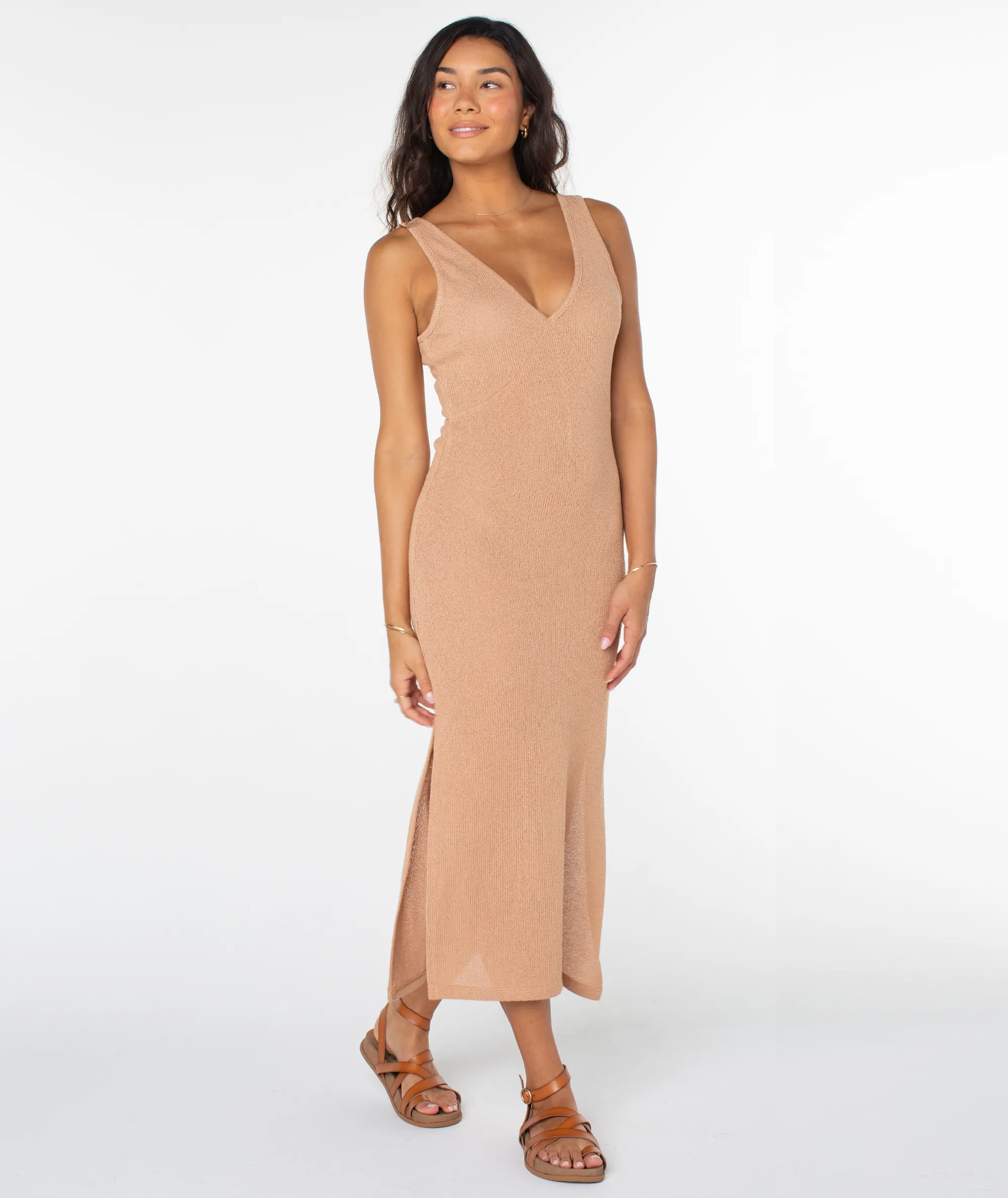 Slow Isle Midi Sweater Dress sold by Roxy