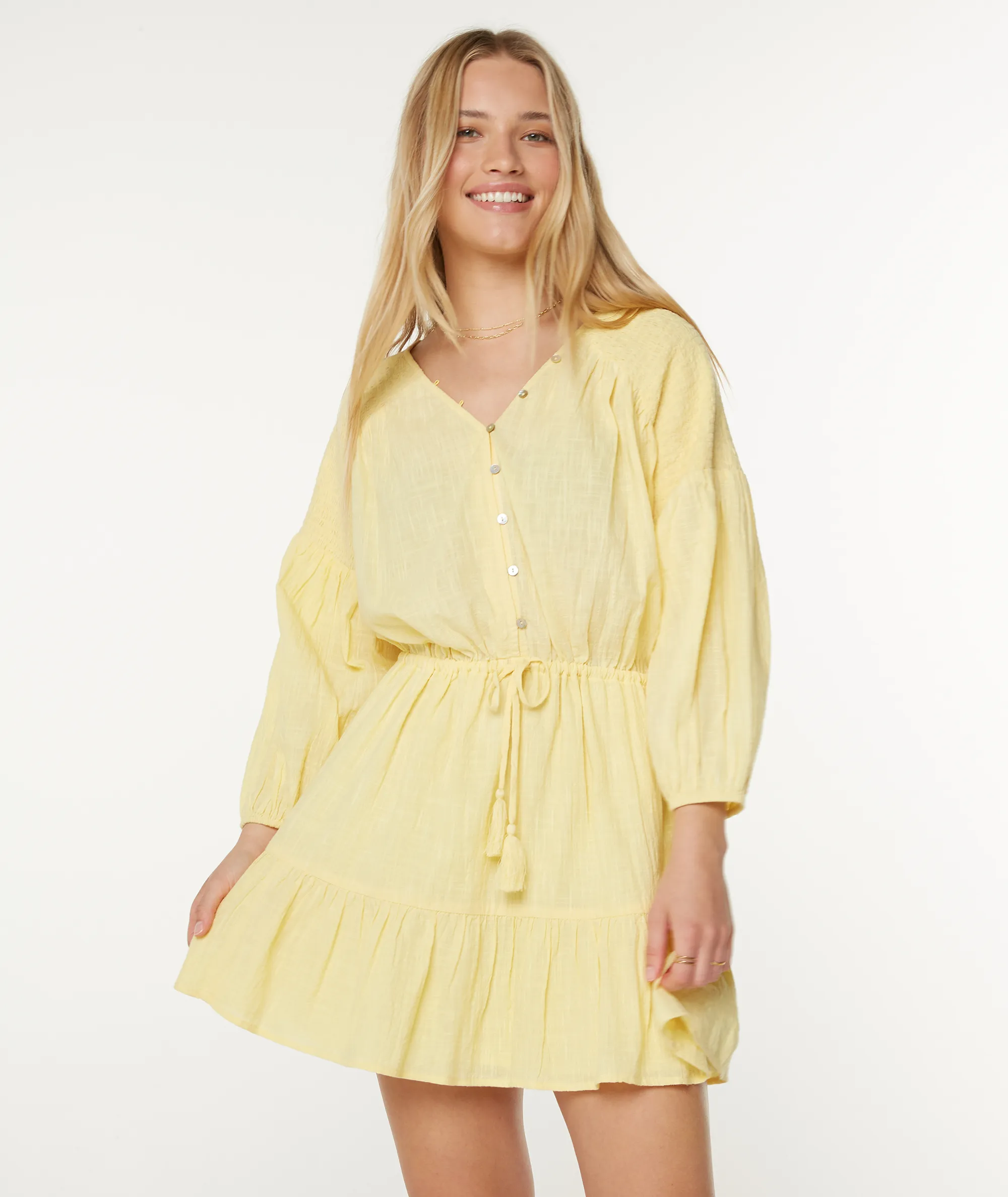 Bright Lotus Mini Dress sold by Roxy product image thumbnail 5