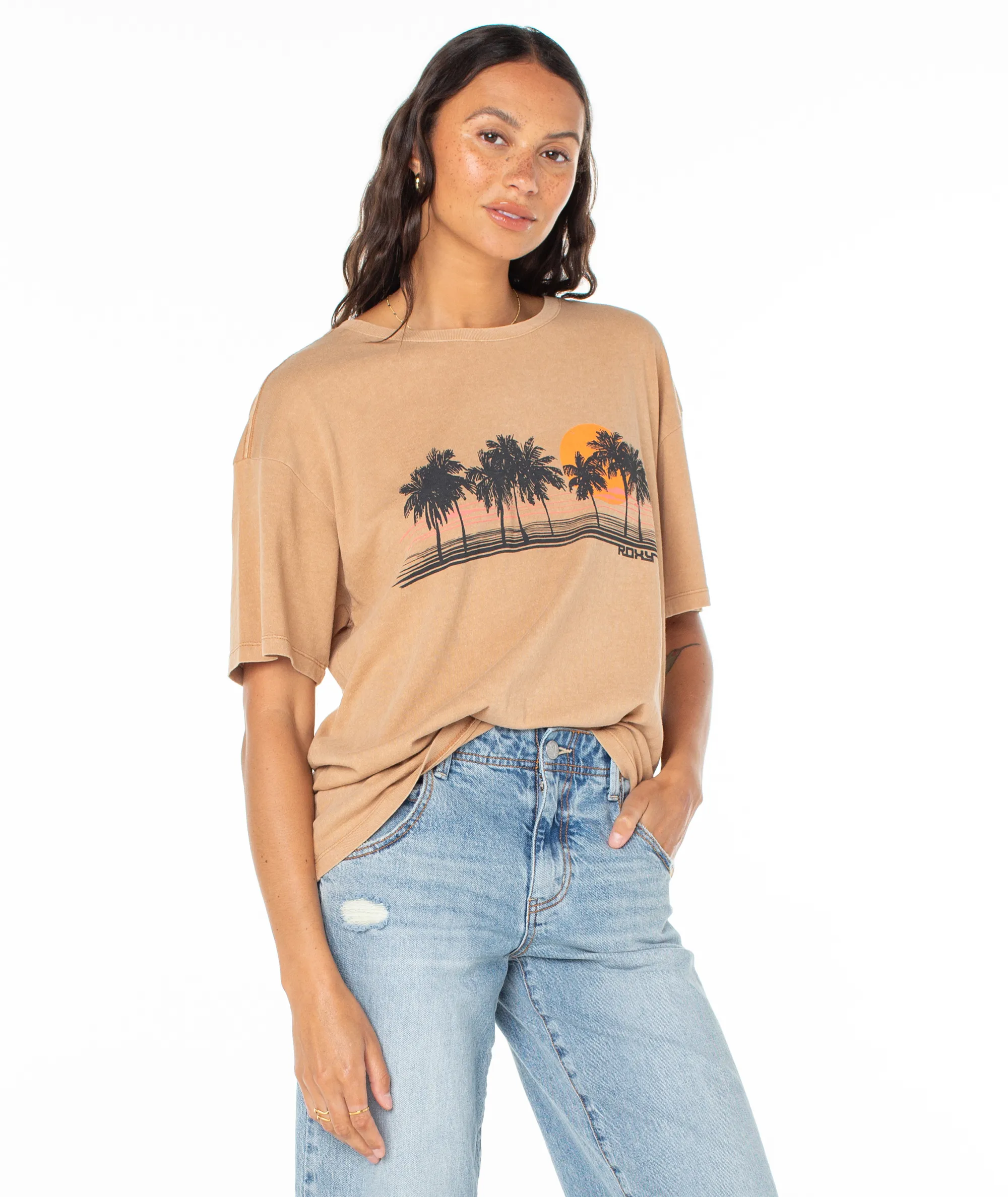 Palm Stripe Tee sold by Roxy product image thumbnail 5