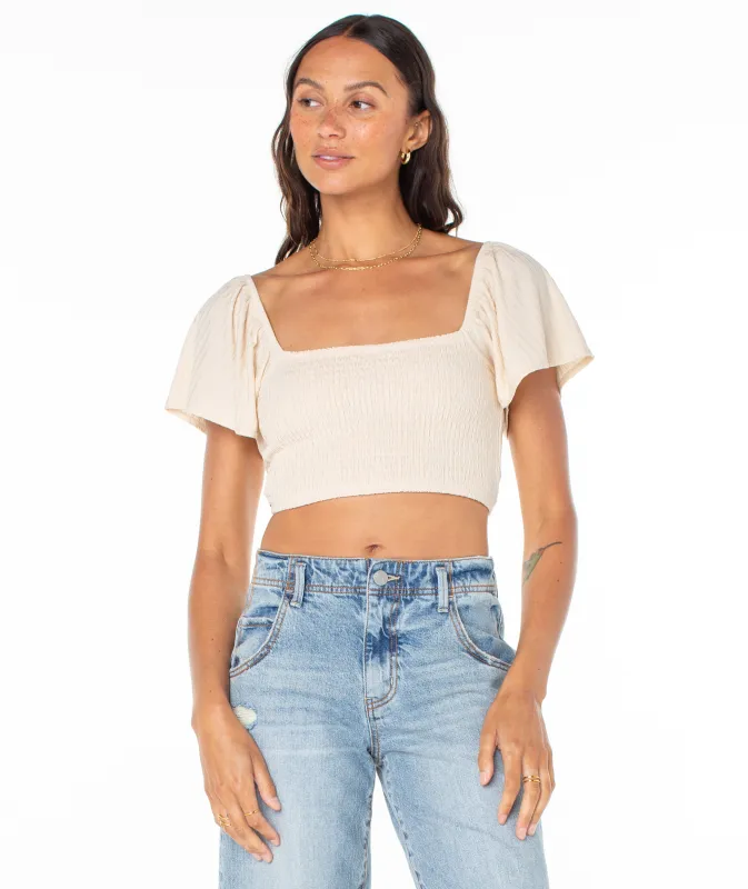 Sandy Liang Qooze Top - Gingham | Parallel