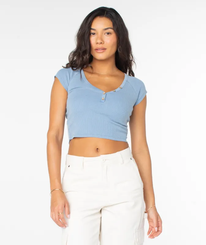 Coffee Date Top sold by Roxy