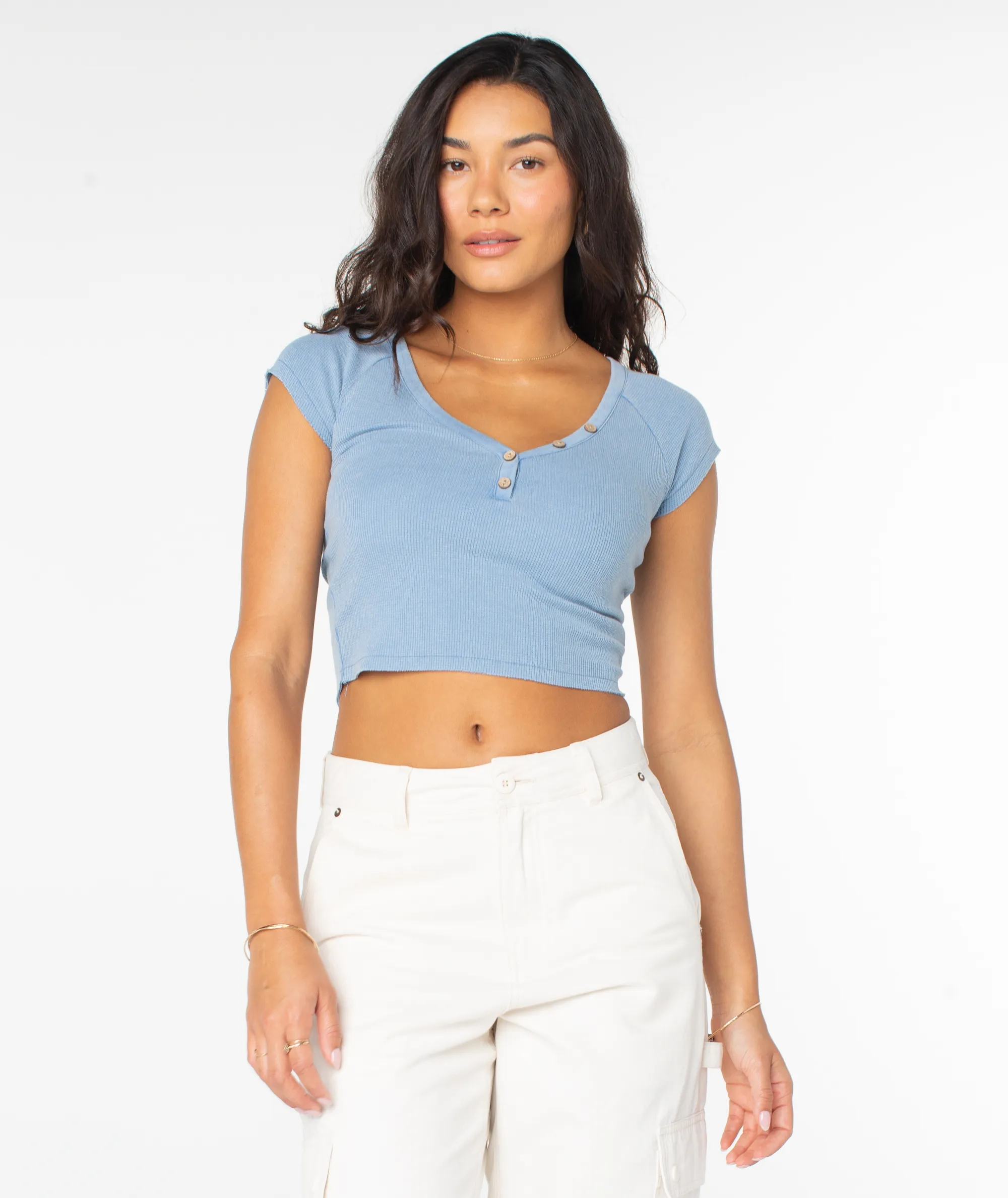 Coffee Date Top sold by Roxy