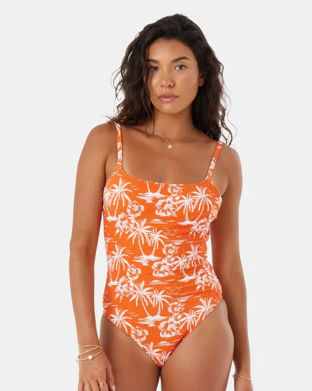 Vacay Vibes Scoop Back One Piece Swimsuit sold by Roxy