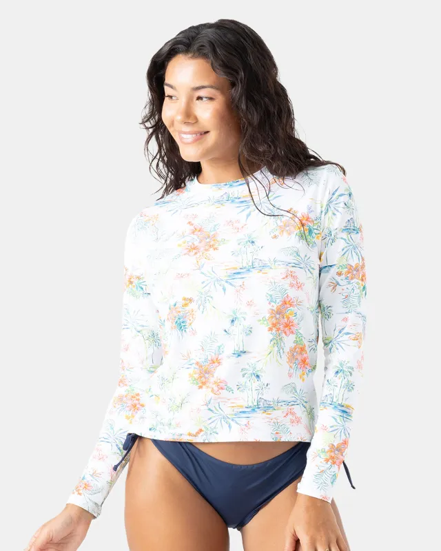 North Shore Sea Skippin Rashguard sold by Roxy