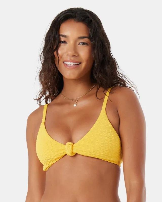 Haliewa Knot Bralette Bikini Top sold by Roxy