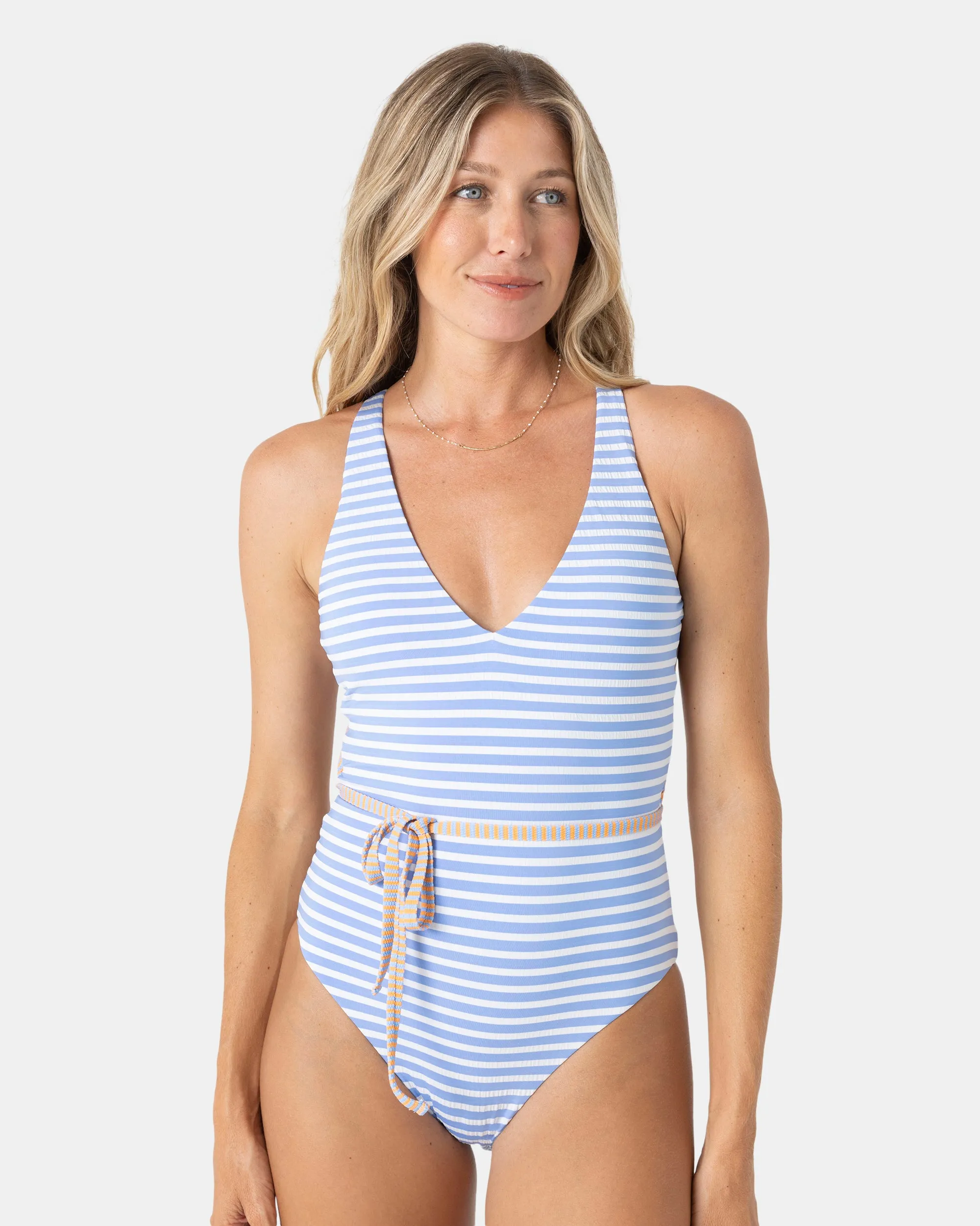 Pacific Coast Highway Reversible Plunge One Piece Swimsuit sold by Roxy