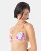 Topanga Canyon Mini Tiki Triangle Bikini Top sold by Roxy