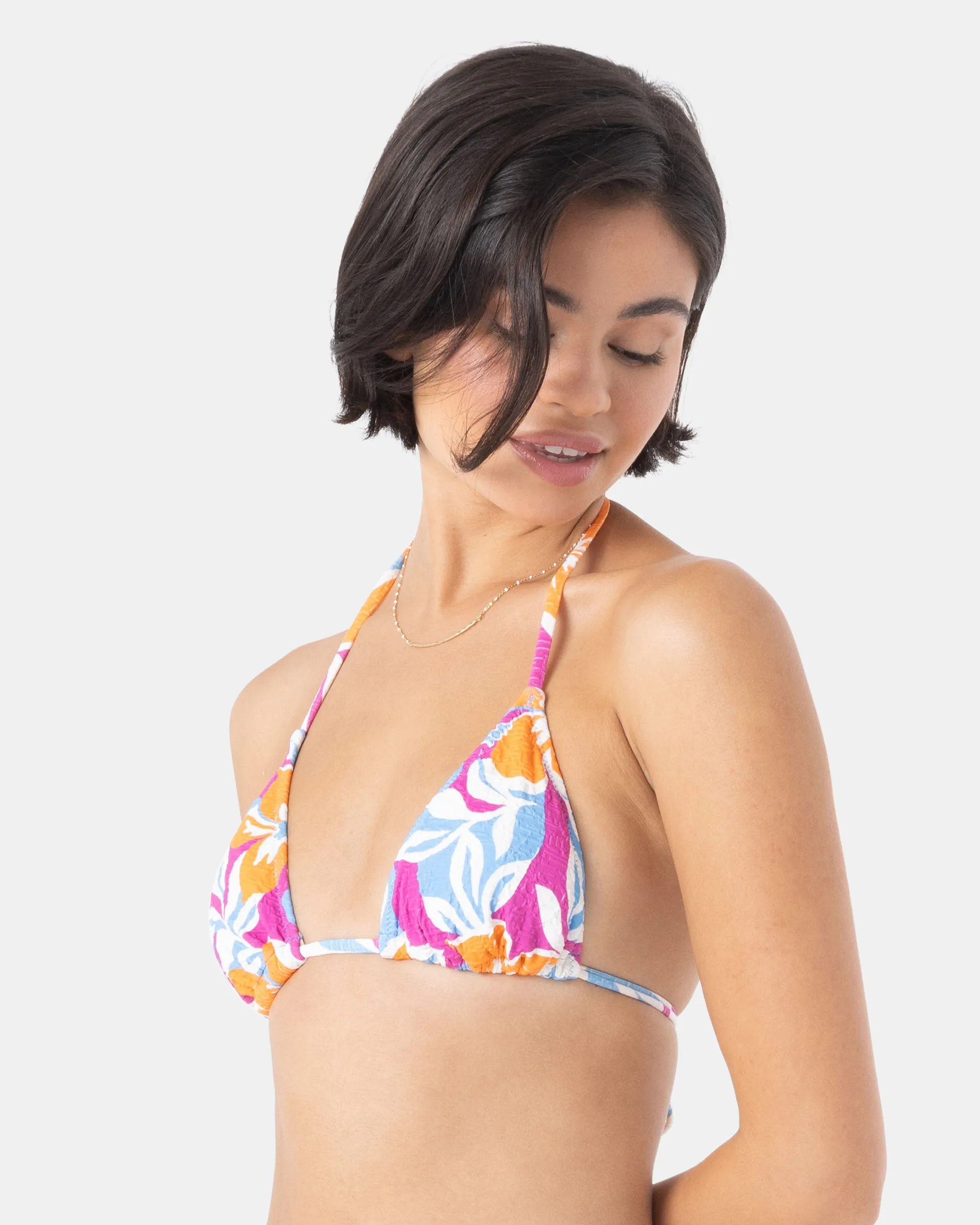 Topanga Canyon Mini Tiki Triangle Bikini Top sold by Roxy product image thumbnail 3