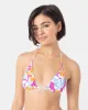 Topanga Canyon Mini Tiki Triangle Bikini Top sold by Roxy