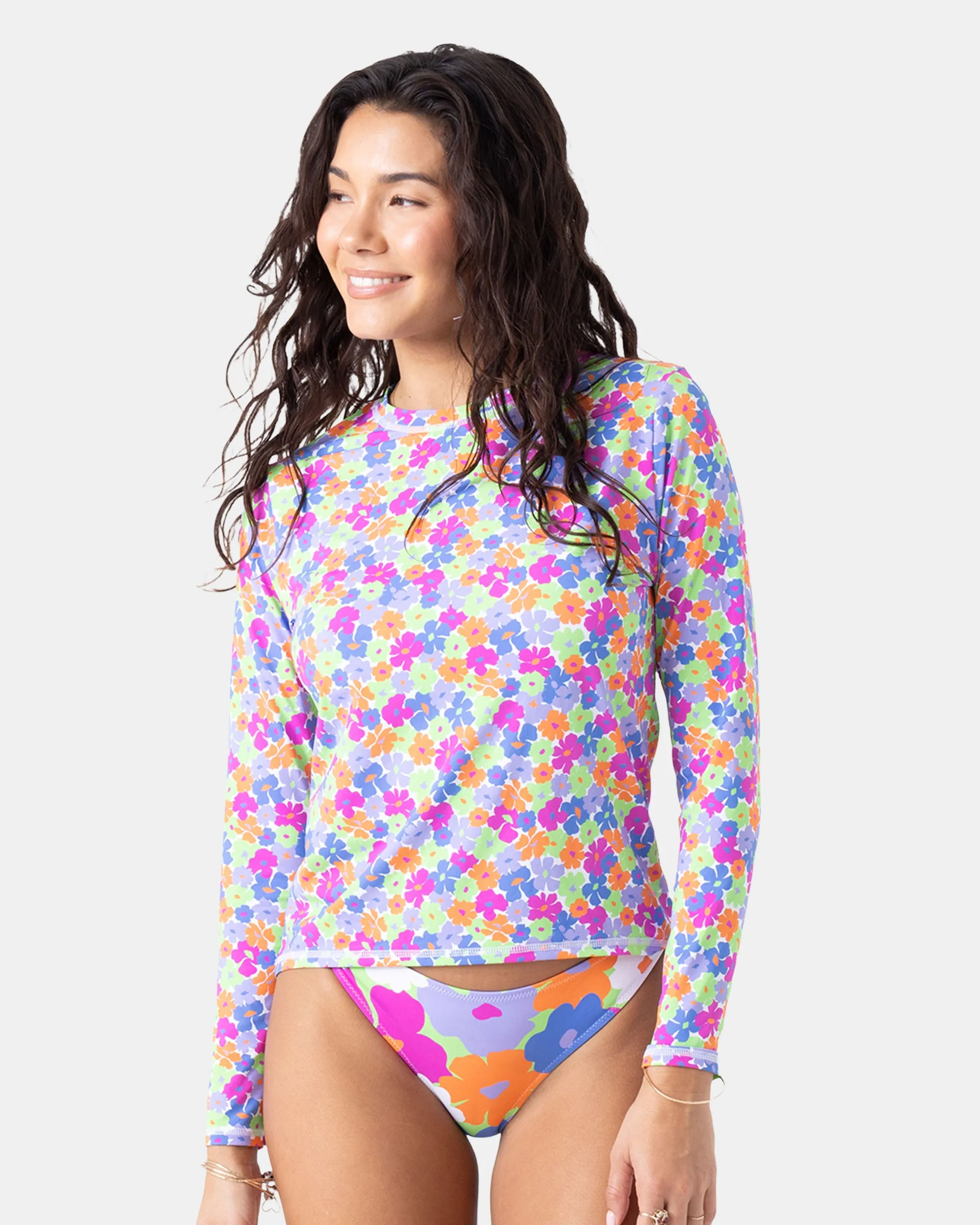California Dreamin Sea Skippin Rashguard sold by Roxy