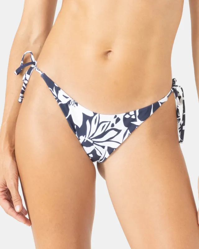 Oceanside Tie Side Cheeky Bikini Bottom sold by Roxy