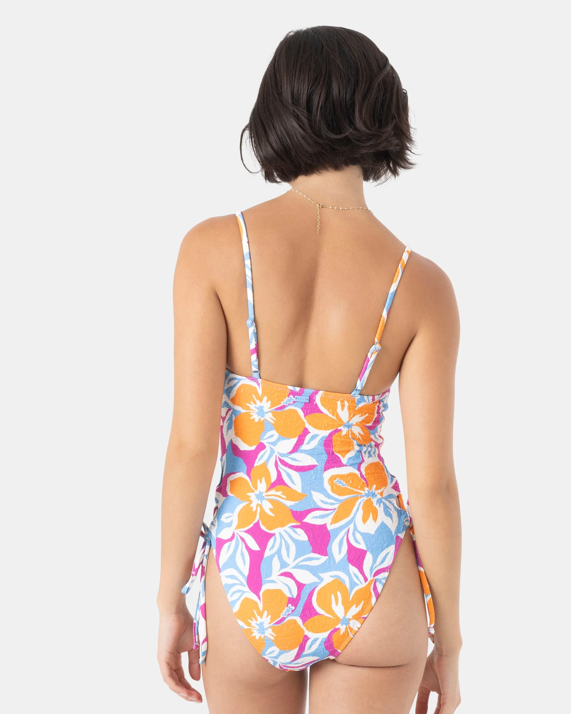 Topanga Canyon Lace Up Side One Piece Swimsuit sold by Roxy product image thumbnail 2