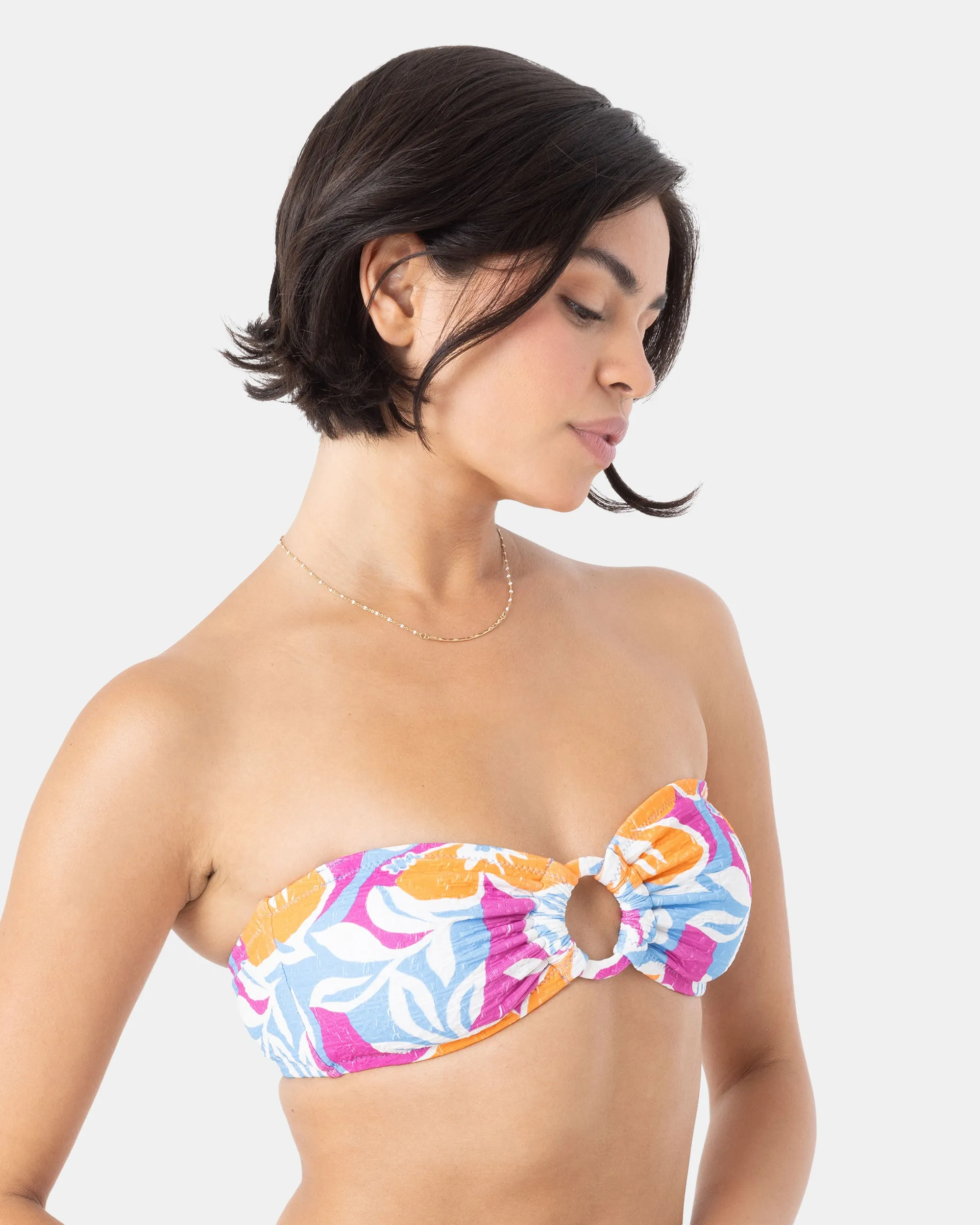 Topanga Canyon Ring Bandeau Bikini Top sold by Roxy product image thumbnail 3