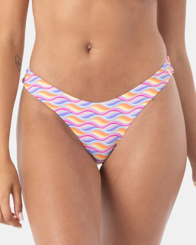 High Tide Scoop Cheeky Bikini Bottom sold by Roxy