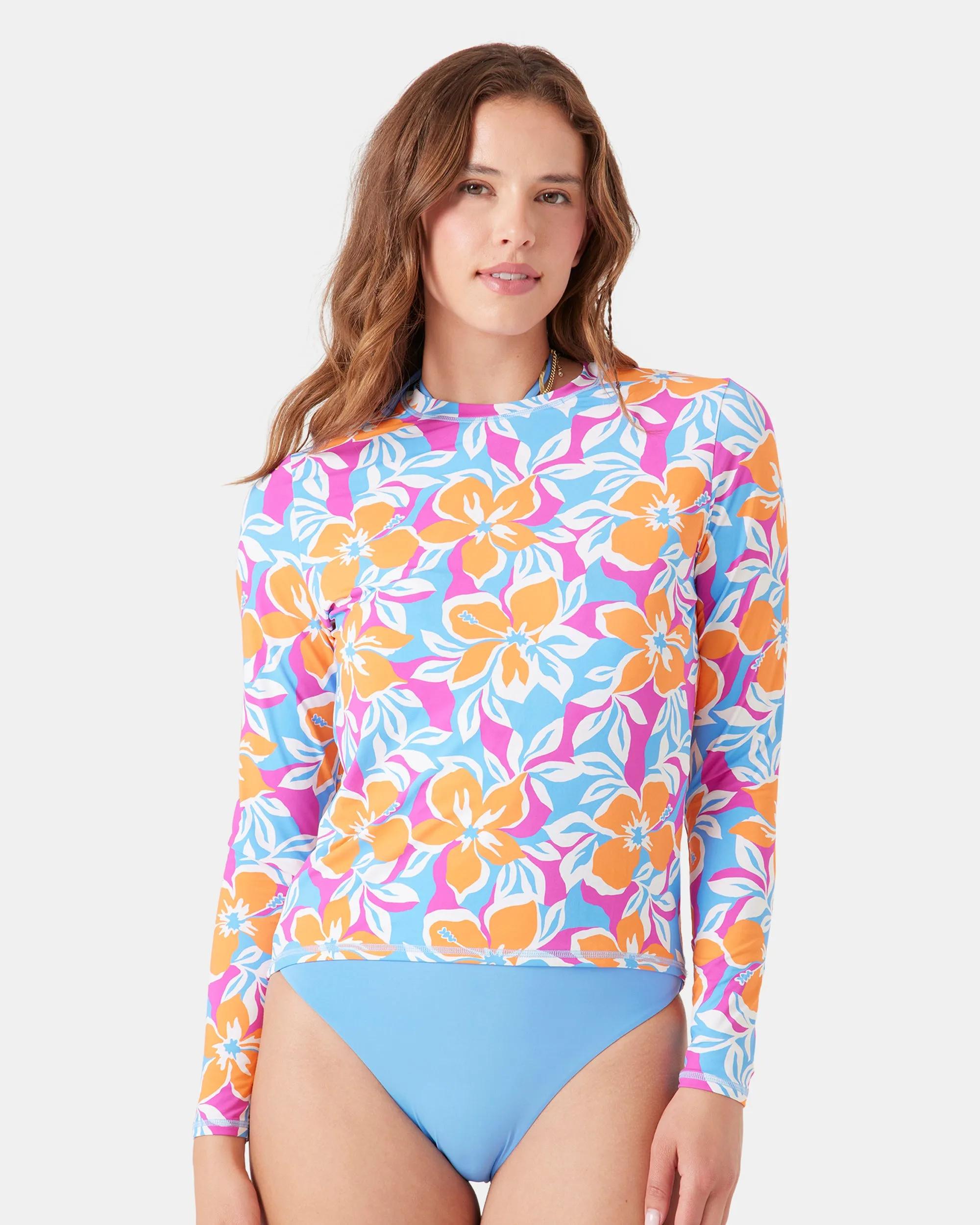 Topanga Canyon Sea Skippin Rashguard sold by Roxy
