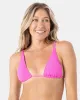 Haleiwa Built Up Triangle Bikini Top sold by Roxy