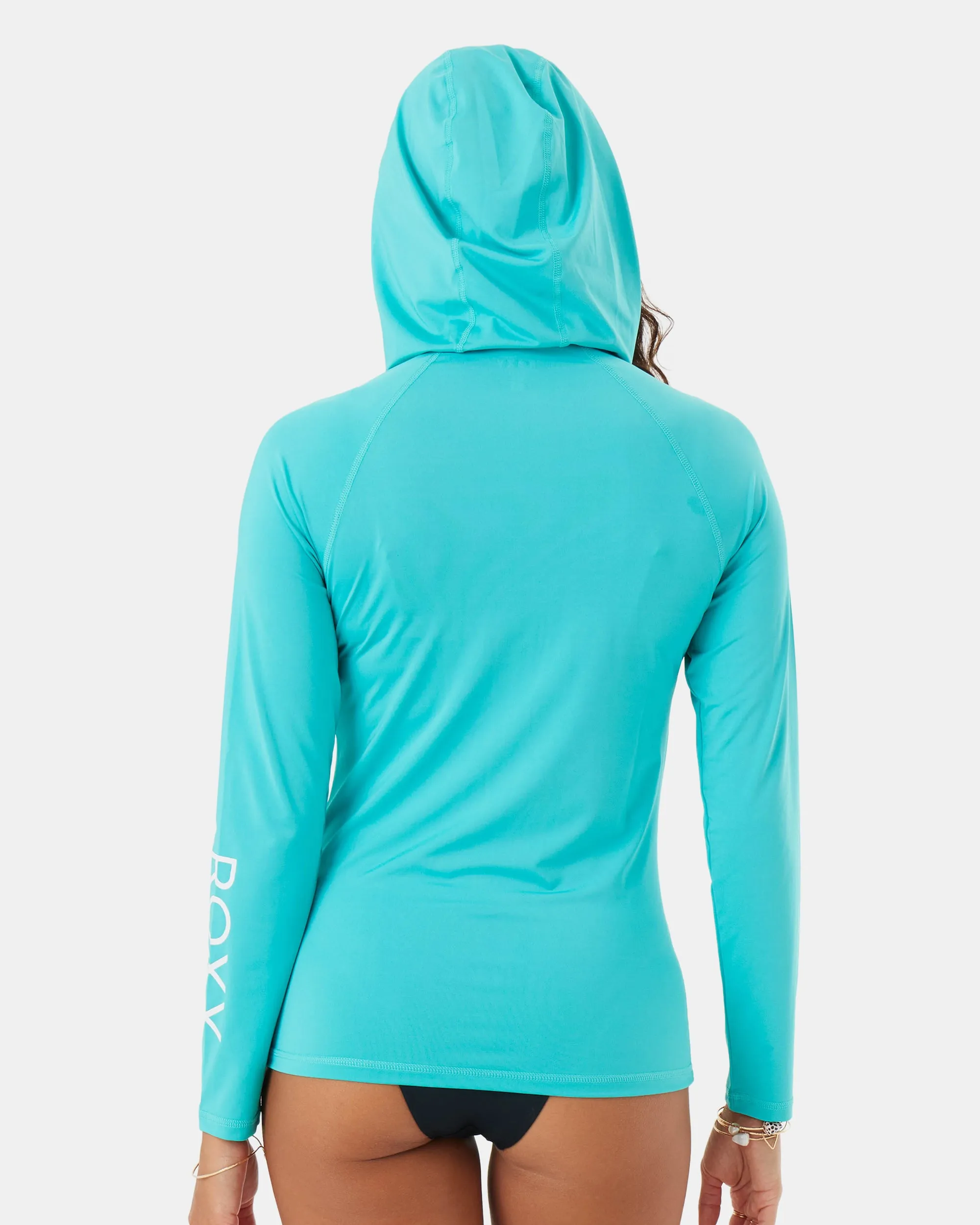 New Essentials Long Sleeve Hoodie Zipped Rashguard sold by Roxy product image thumbnail 5