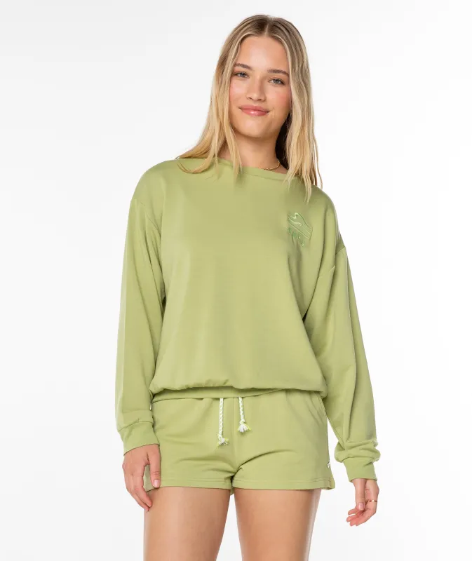 Surfing by Moonlight Crewneck sold by Roxy