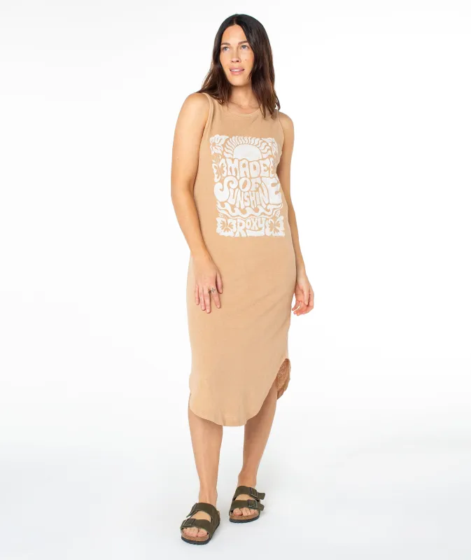 Tropicool Paradise Wildflower Midi Dress sold by Roxy