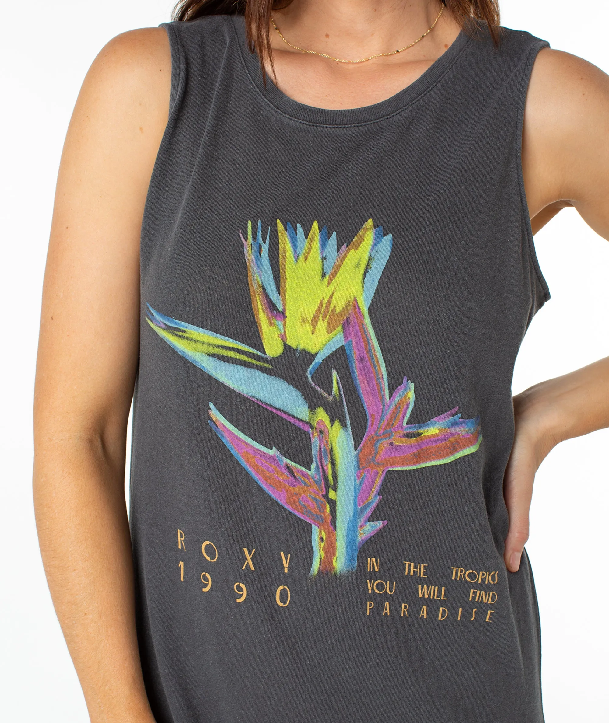 Tropicool Paradise Wildflower Midi Dress sold by Roxy product image thumbnail 5