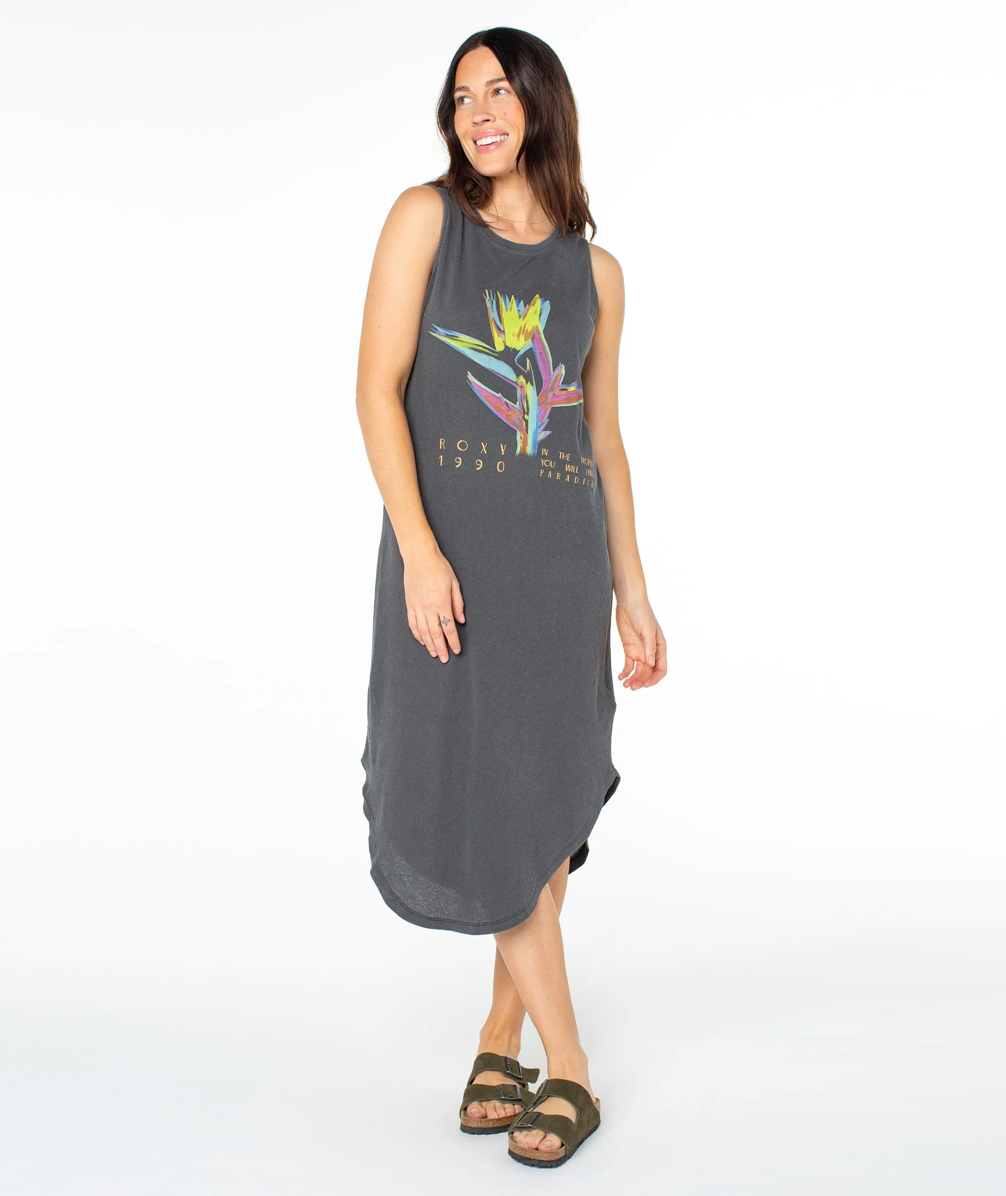 Tropicool Paradise Wildflower Midi Dress sold by Roxy product image thumbnail 4