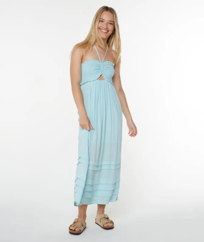 Saltwater Sweetness Midi Dress sold by Roxy