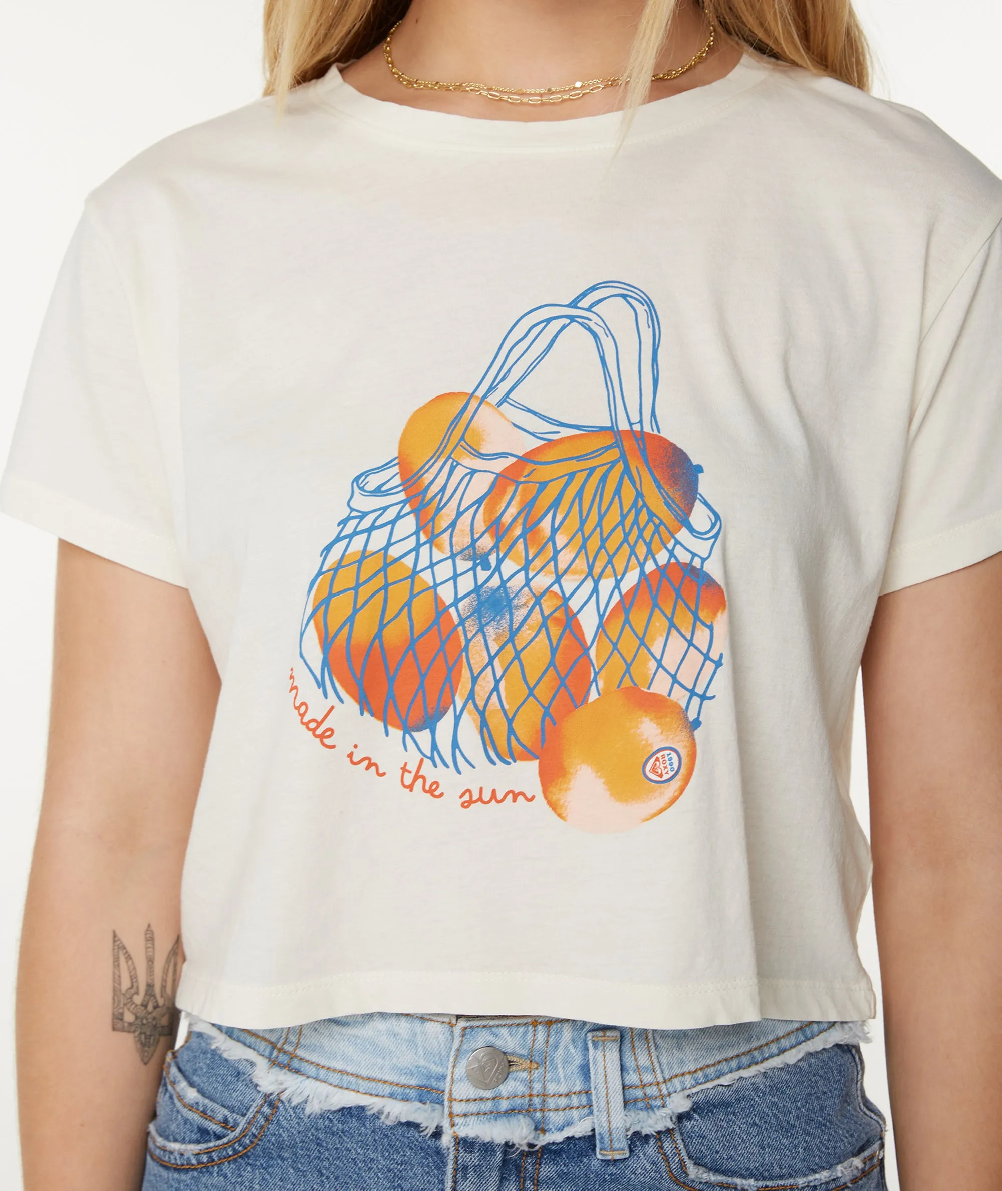 Sunny Days Cropped Boxy Tee sold by Roxy product image thumbnail 5