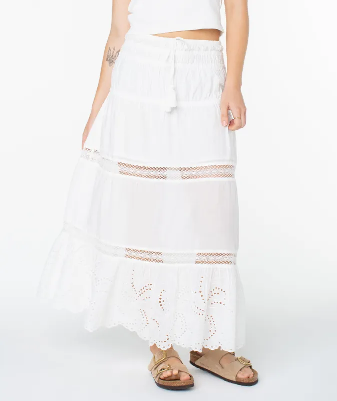 Castaway Maxi Skirt sold by Roxy