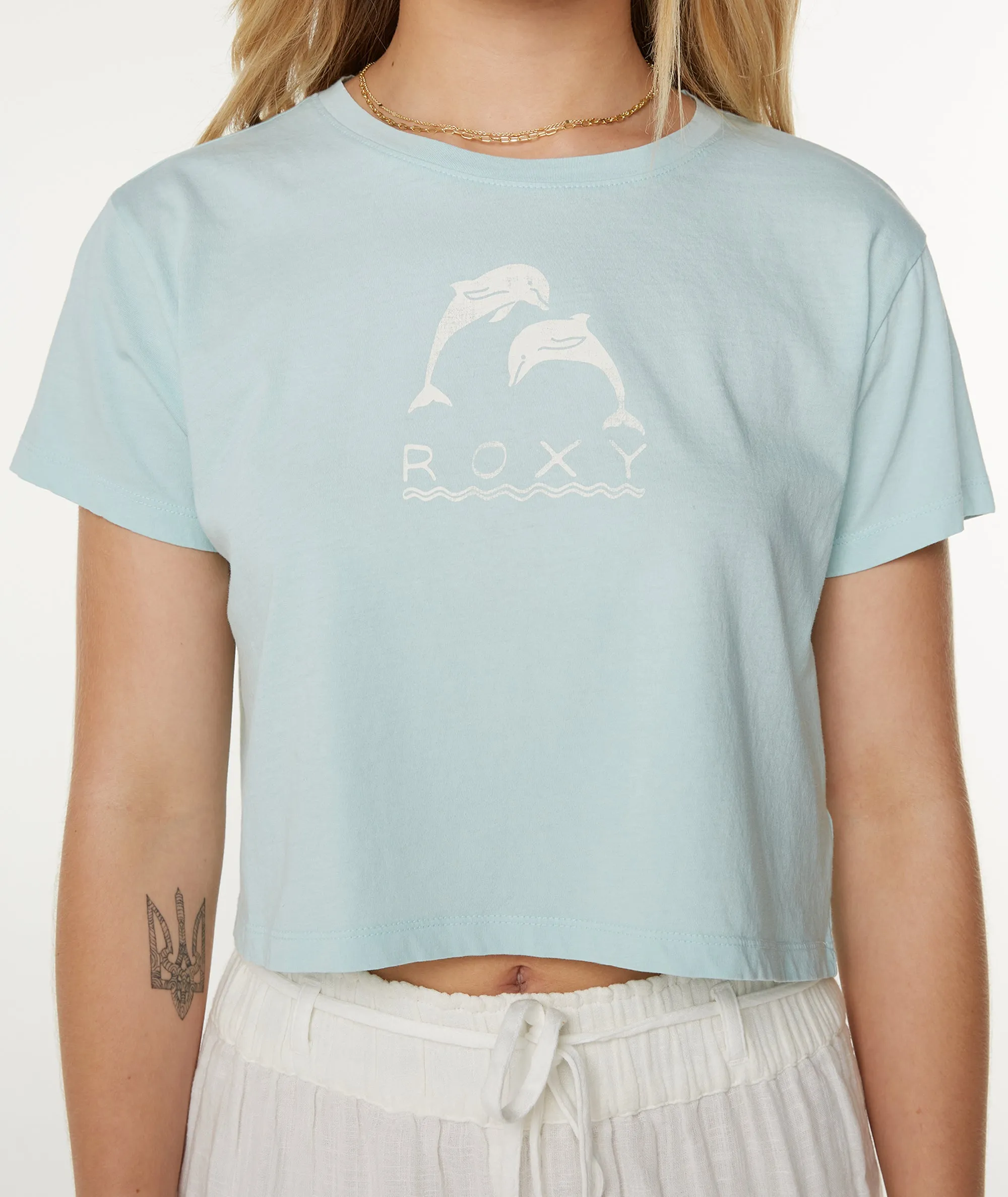 Sunset Dreams Cropped Boxy Tee sold by Roxy product image thumbnail 4