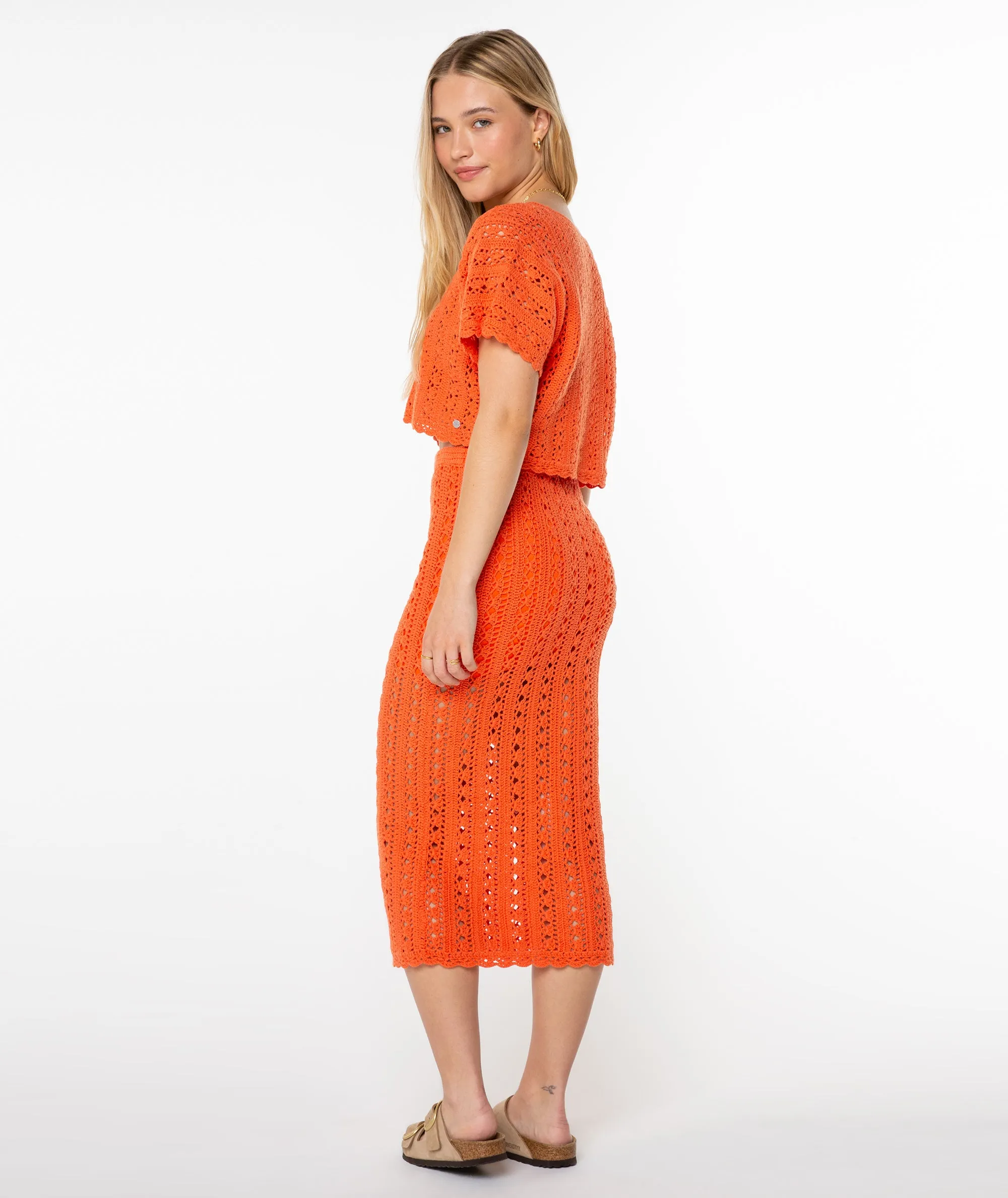 Sea Swirl Crochet Skirt sold by Roxy product image thumbnail 5