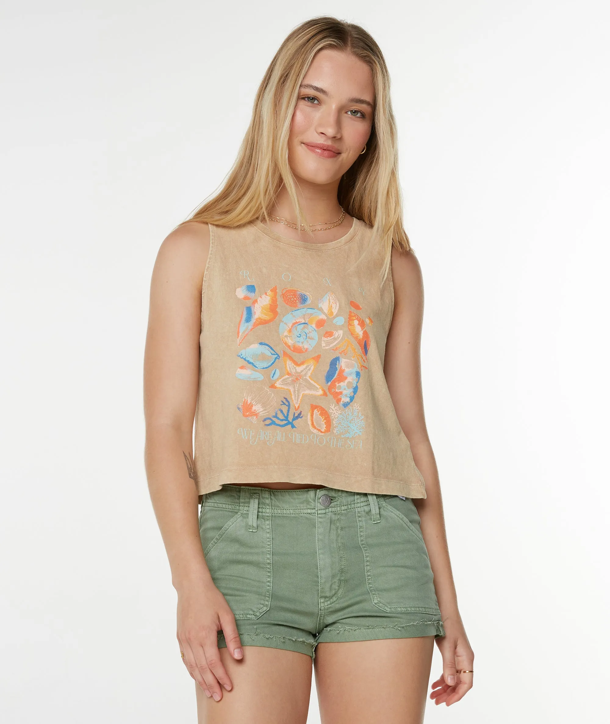 Painted Shells Wildflower Tank sold by Roxy product image thumbnail 4