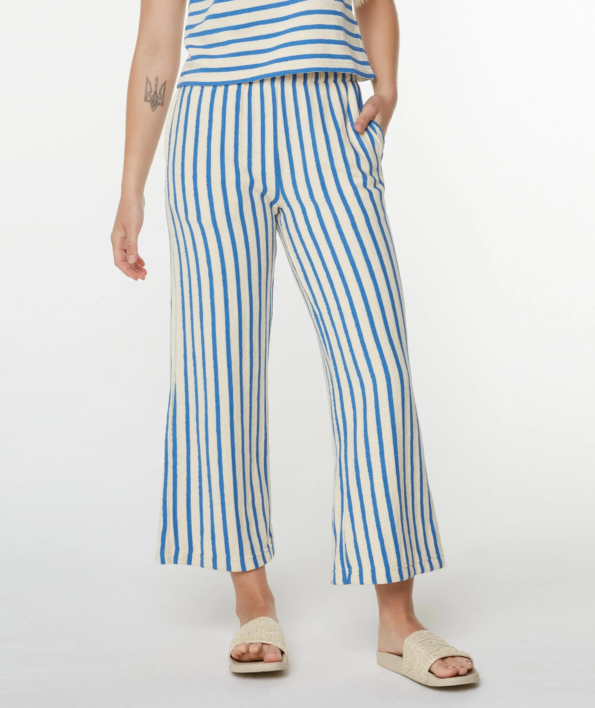 Java Stripe Cropped Pant sold by Roxy