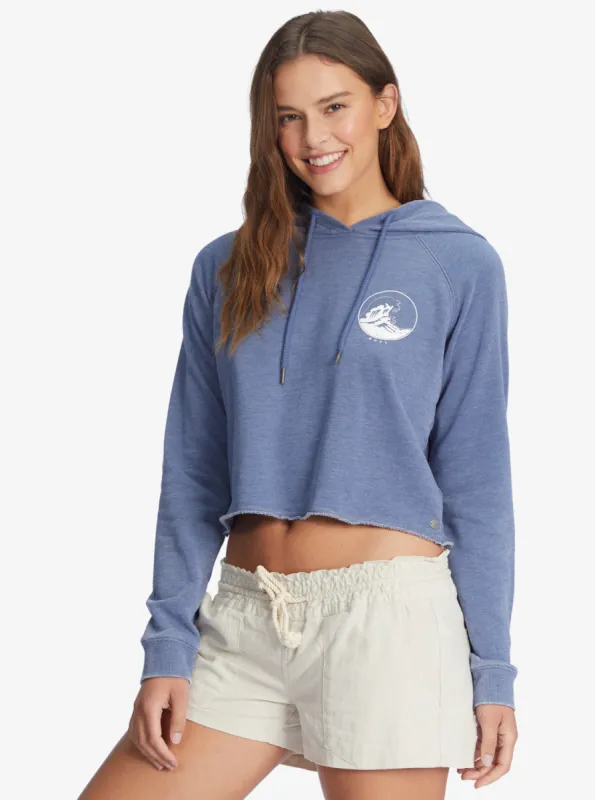 We Arrived Hoodie - Bijou Blue sold by Roxy