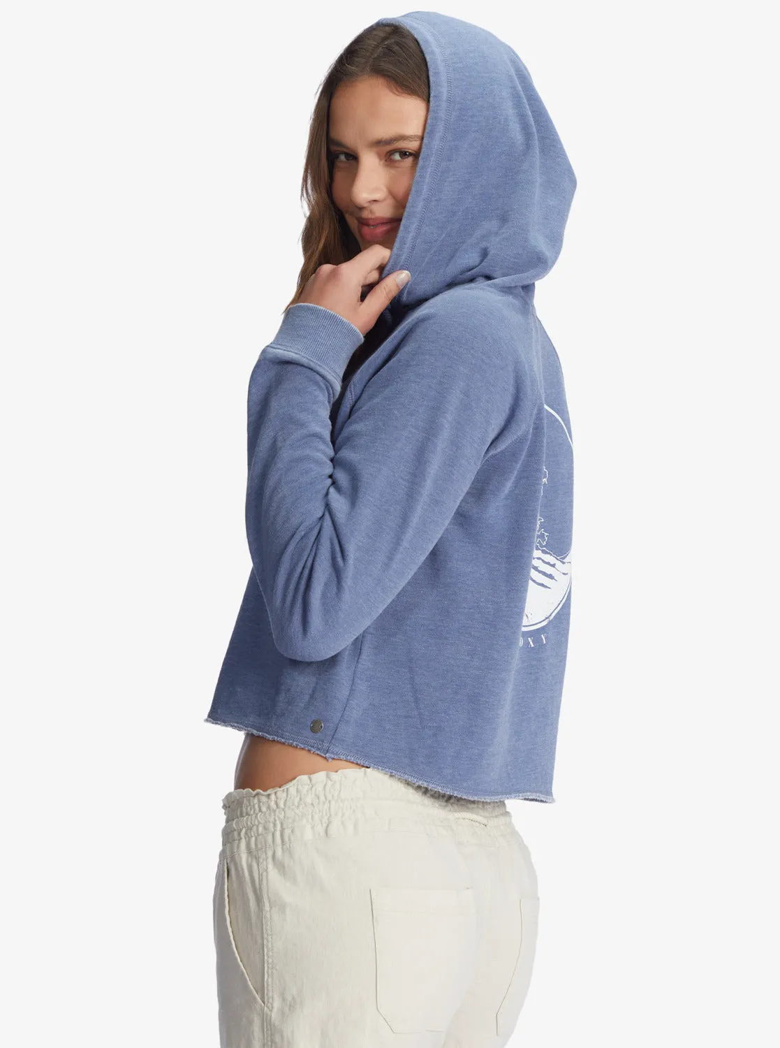We Arrived Hoodie - Bijou Blue sold by Roxy product image thumbnail 5