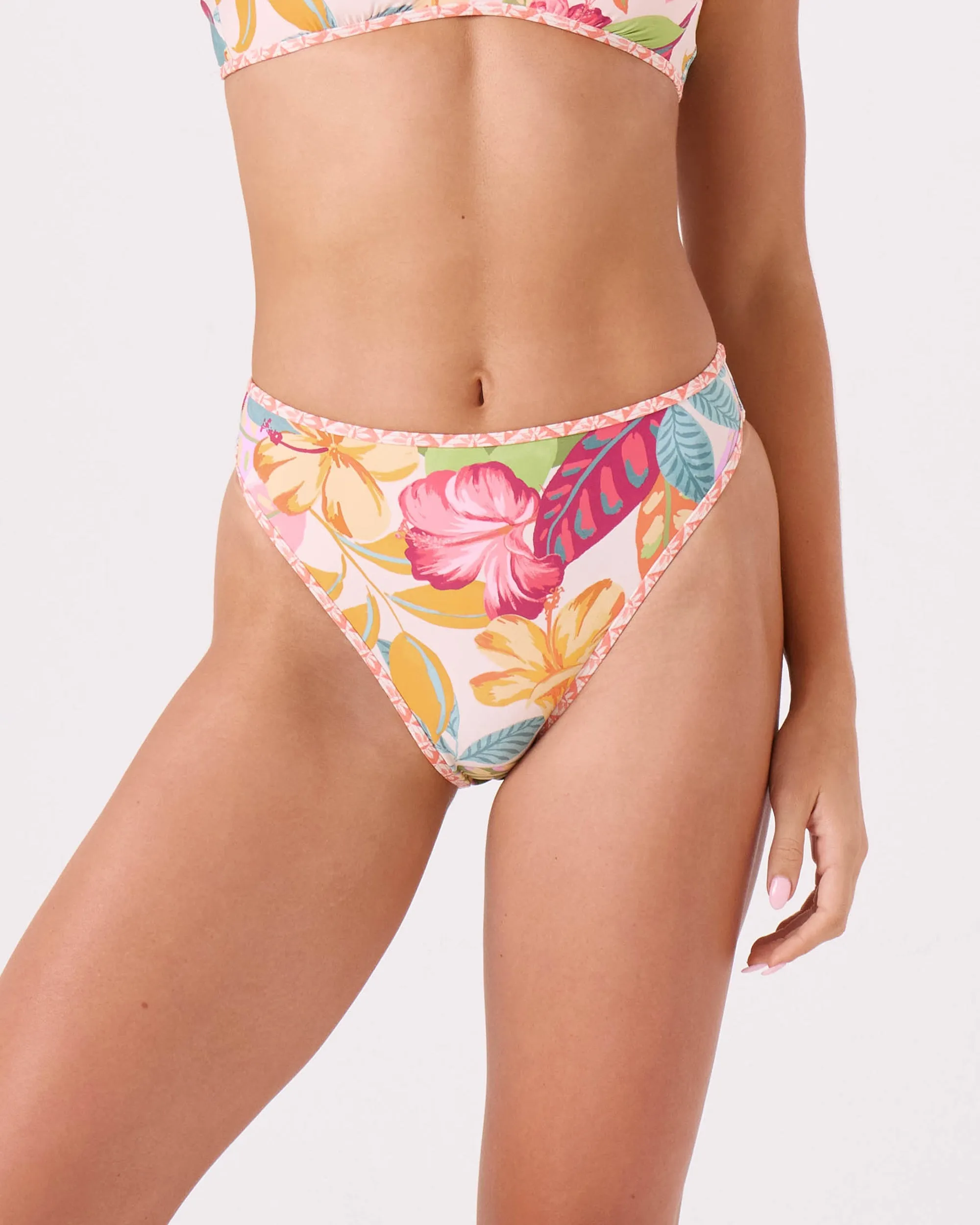 Hot Tropics Soul Searcher High Waist Mod Bikini Bottom sold by Roxy