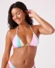 Go My Way Reversible Mini Tiki Triangle Bikini Top sold by Roxy
