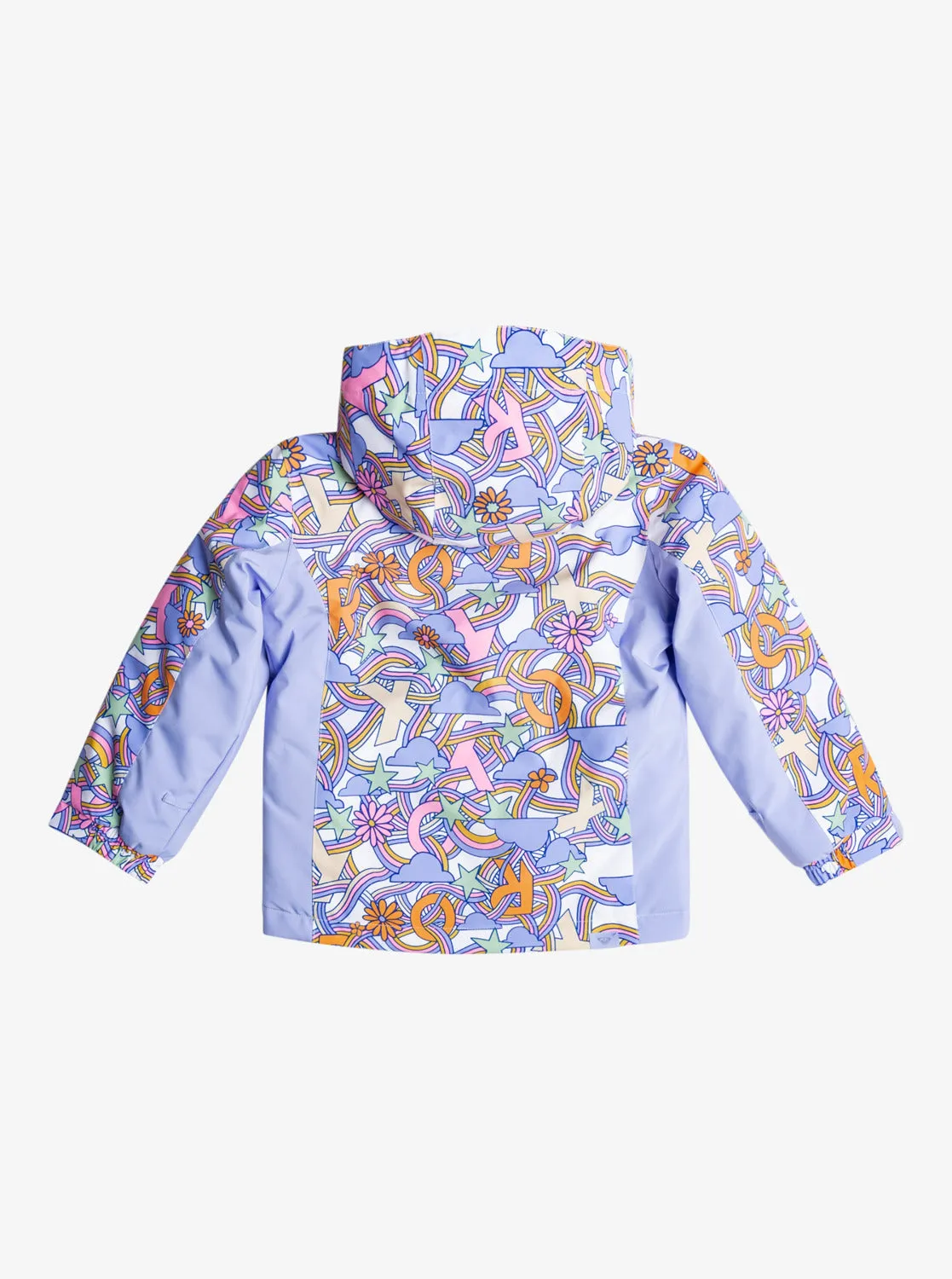 Girls 2-7 Snowy Tale Technical Snow Jacket - Bright White Big Deal sold by Roxy product image thumbnail 4