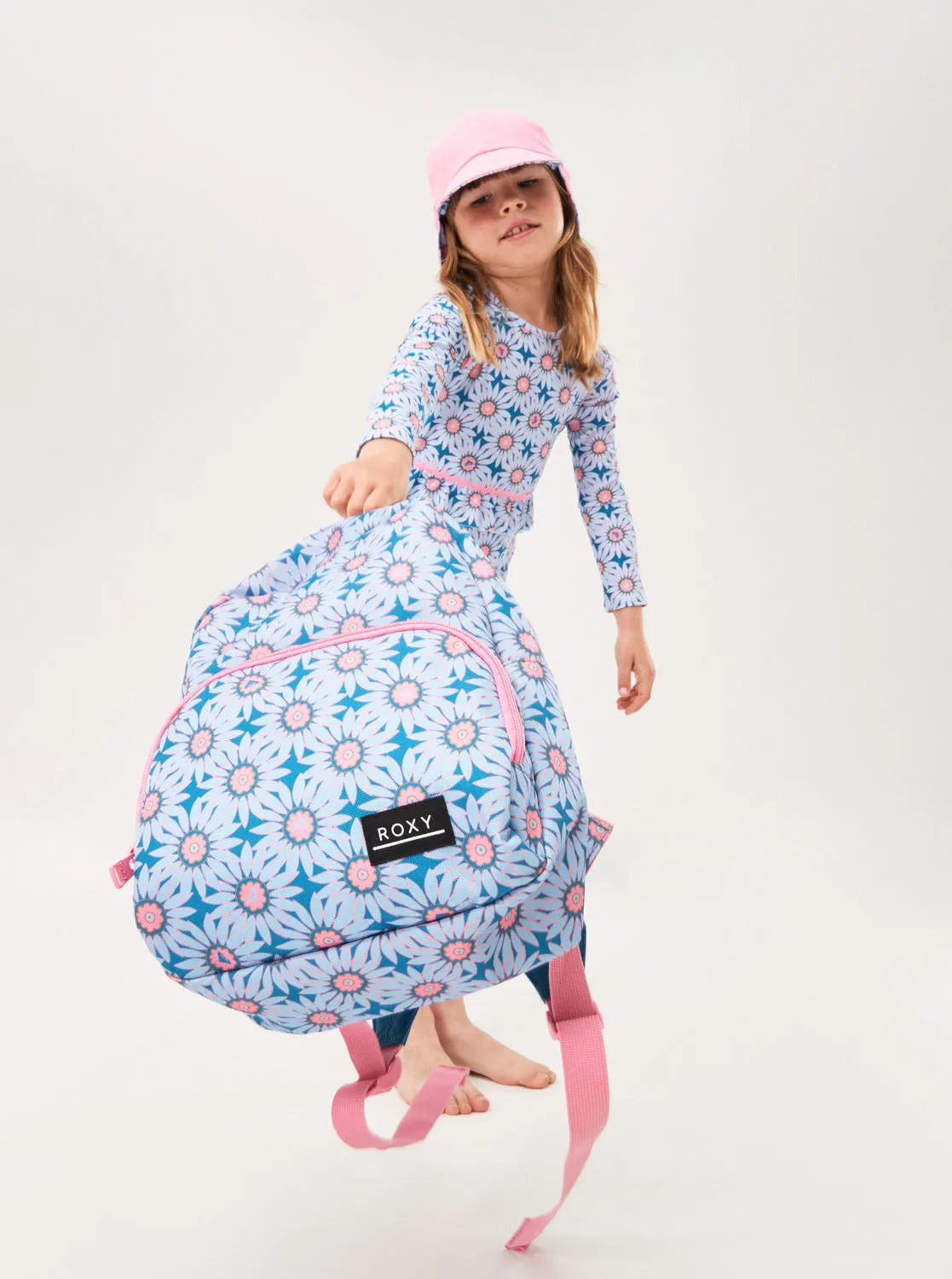 Girls 2-7 Always Core 8L Extra Small Backpack - Crystal Teal Sol Flower sold by Roxy product image thumbnail 4