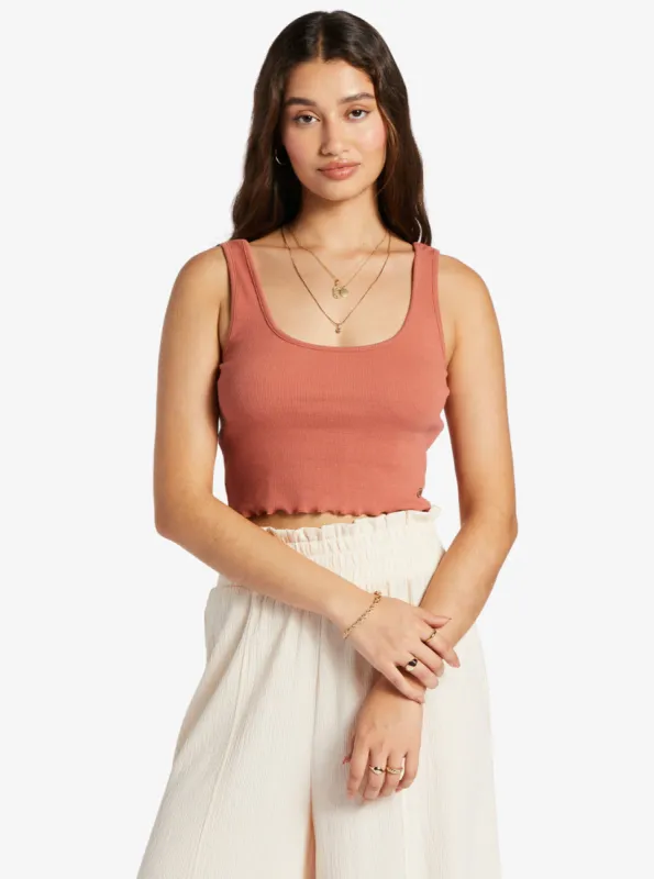 Keep It Wavy Tank Top - Redwood Burl sold by Roxy