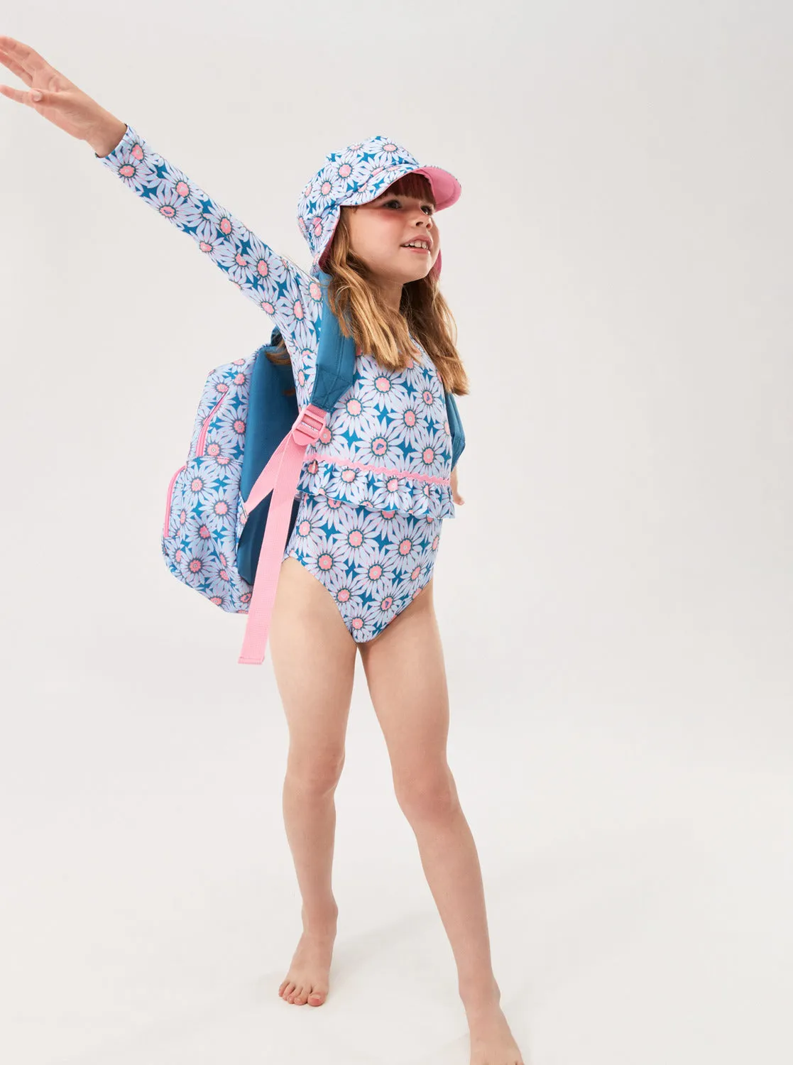 Girls 2-7 Always Core 8L Extra Small Backpack - Crystal Teal Sol Flower sold by Roxy product image thumbnail 5